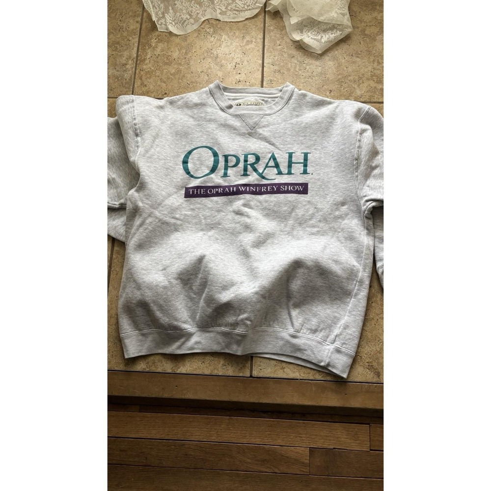 Vintage The Oprah Winfrey Show TV Promo Crew Sweatshirt L Show Gift Talk Y2K